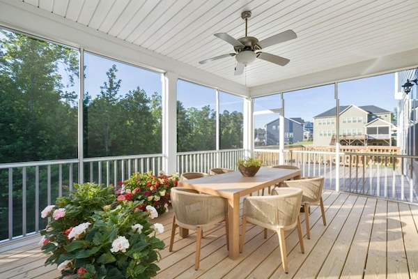 AI Virtually Staged Terrace