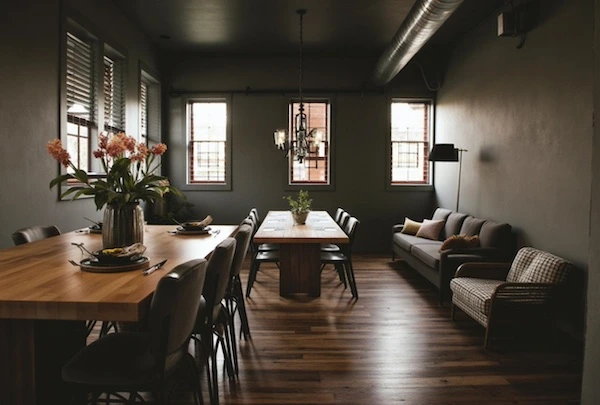 Comedor industrial renovado con IA