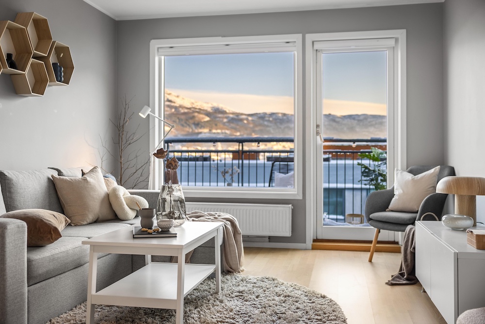 Day-to-dusk exterior — exclusive to Stager AI vs Apply Design