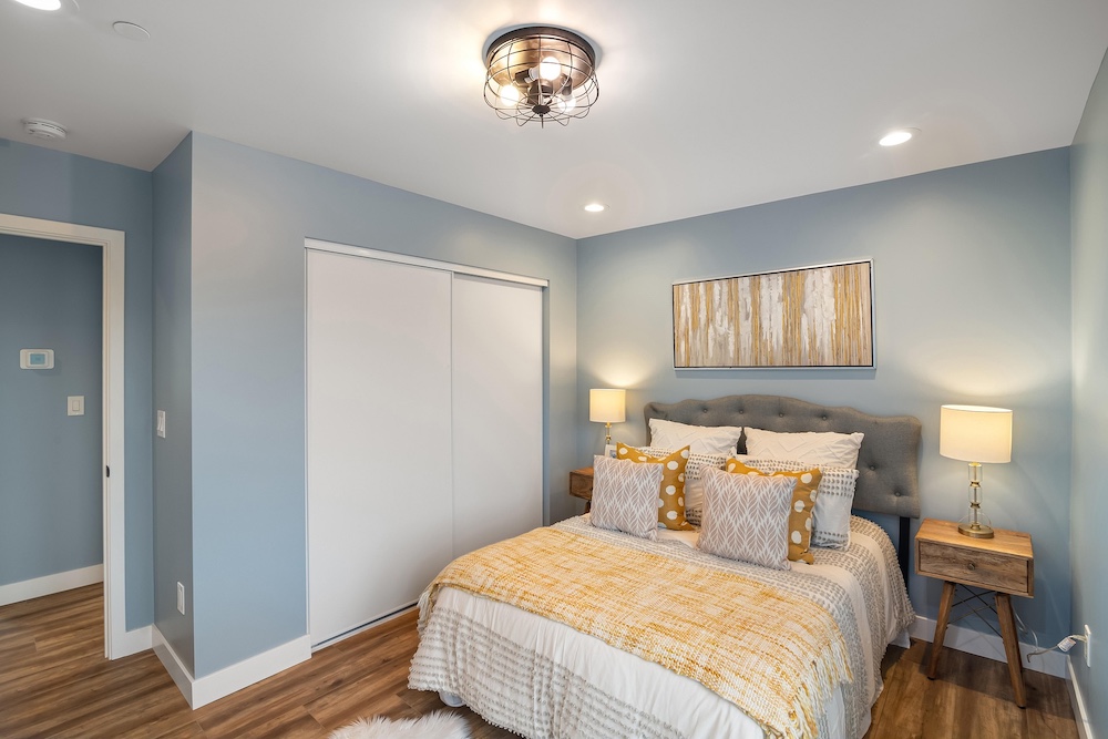 Master Bedroom AI virtual staging — Stager AI vs Spotless Agency