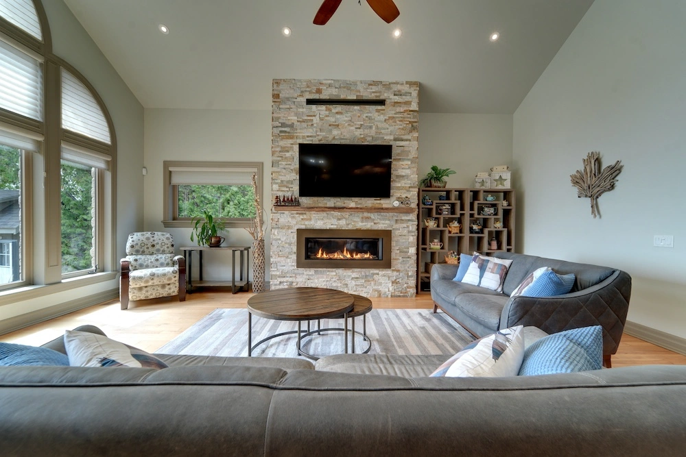 Living Room HDR photo editing — before HDR editing