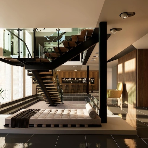 AI-generated real estate video walkthrough — Collov AI alternative Stager AI